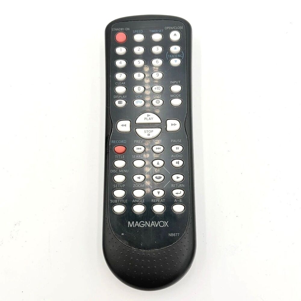 Magnavox NB677 DVD VCR Remote Control Replacement Untested